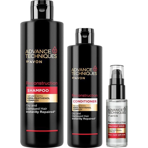 AVON Advance Techniques Haarpflege-Set für geschädigtes Haar 3-teilig