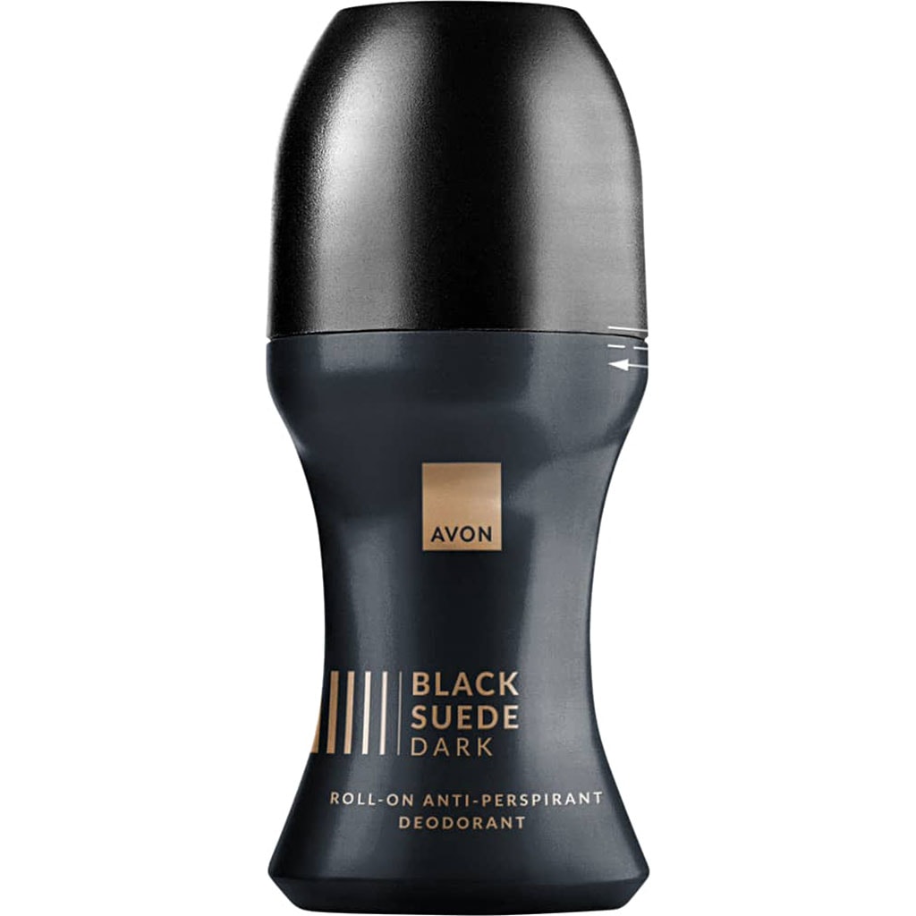 AVON Black Suede Dark Deoroller