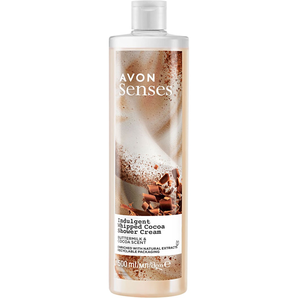 AVON Senses Buttermilch & Kakao Duschcreme 500 ml