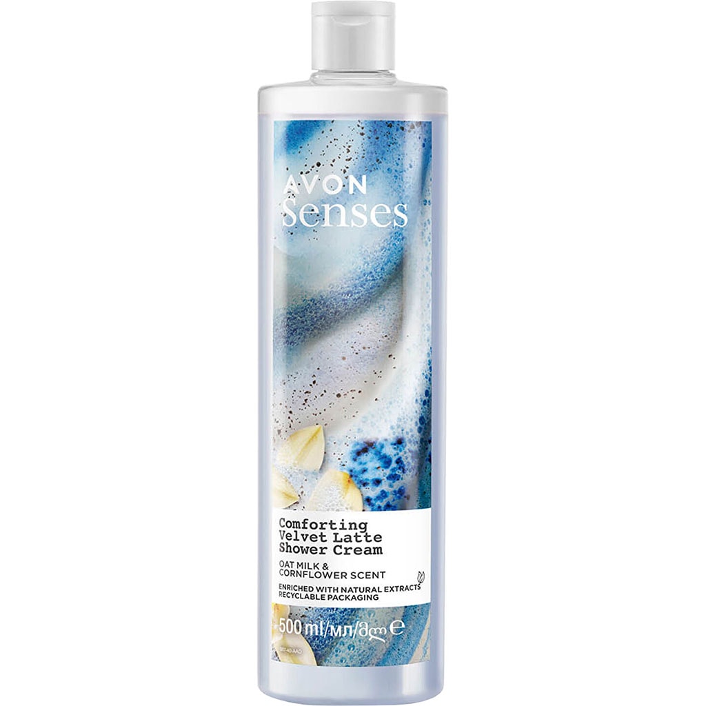 AVON Senses Hafermilch & Kornblume Duschcreme 500 ml