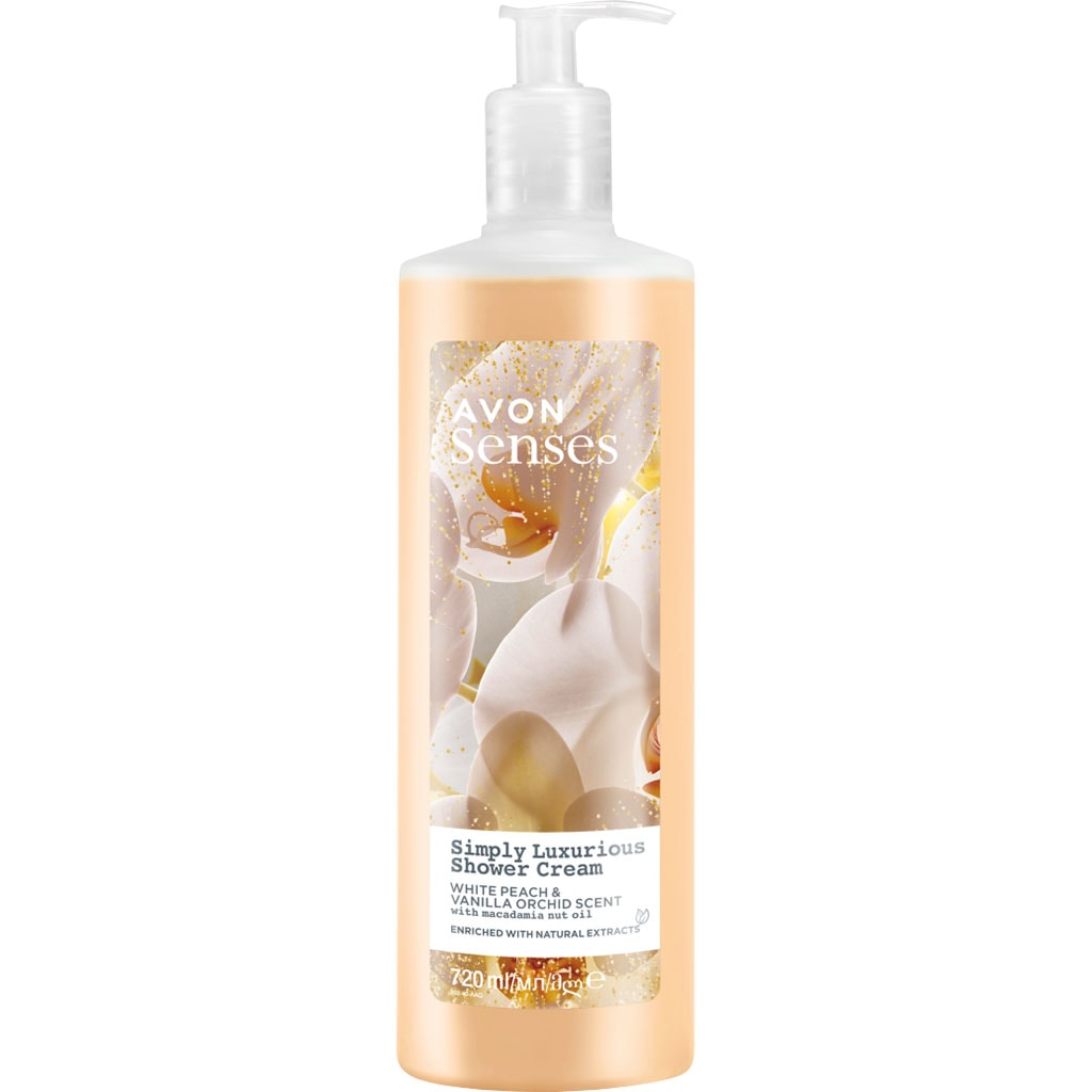 AVON Senses Simply Luxurious Duschcreme 720 ml