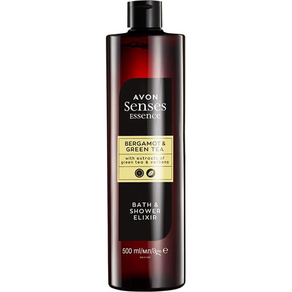 AVON Senses Essence Bergamotte & Green Tea Dusch- & Bade-Elixier
