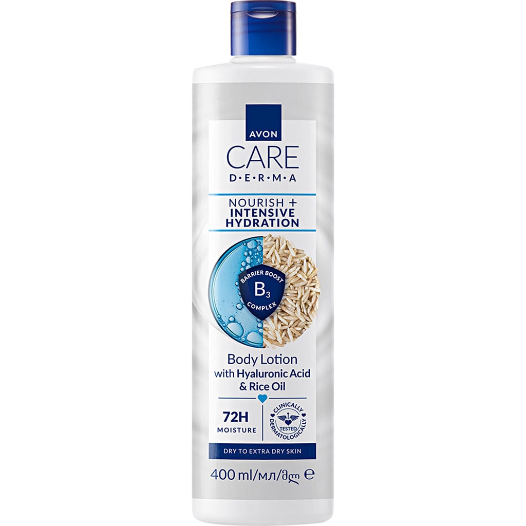 AVON Care Derma Nourish+ Intensive Hydration Körperlotion 400 ml