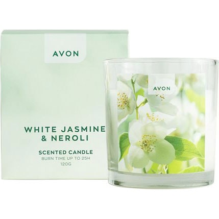 AVON Duftkerze Weisser Jasmin & Neroli