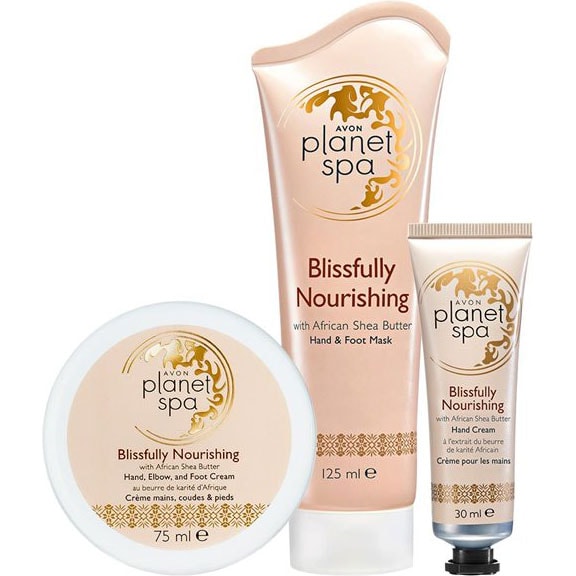 AVON planet spa Blissfully Nourishing Pflege-Set 3-teilig