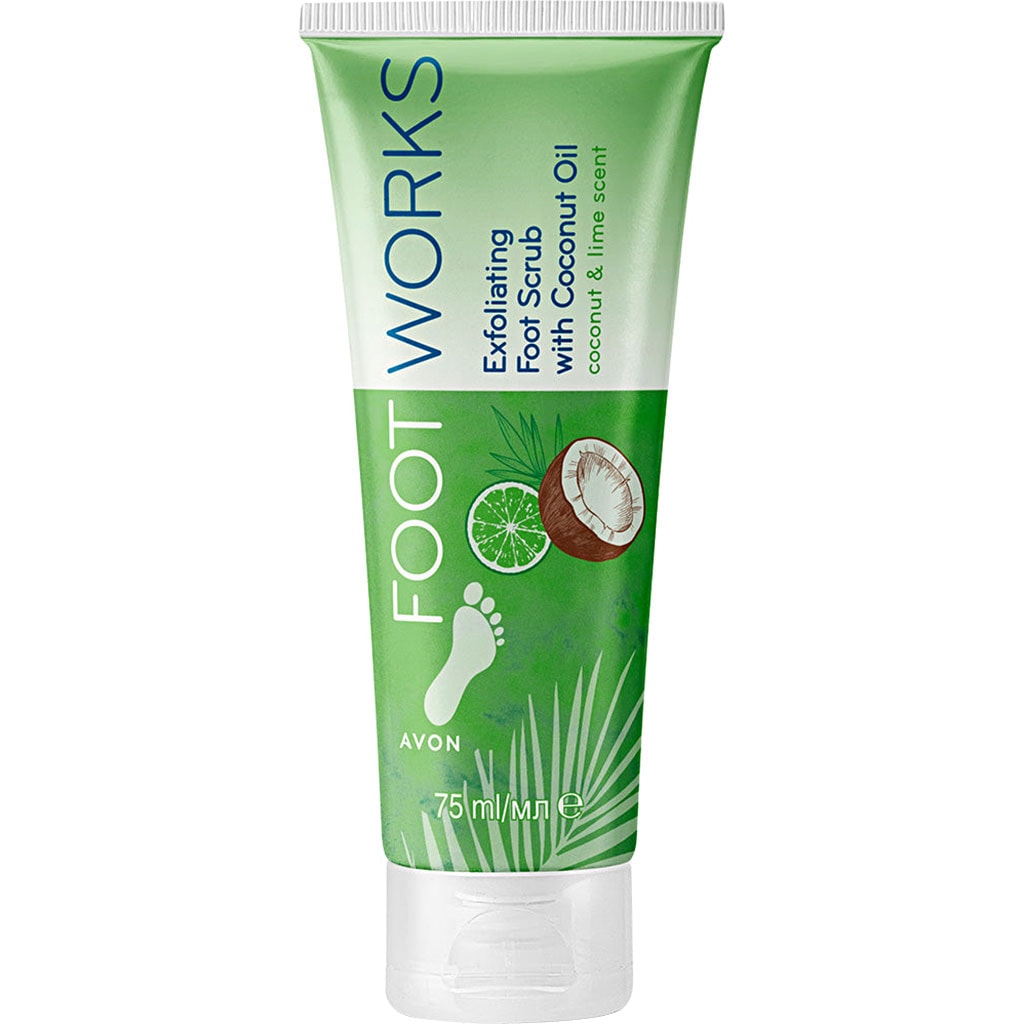 AVON FOOT WORKS Fußpeeling mit Kokos & Limette