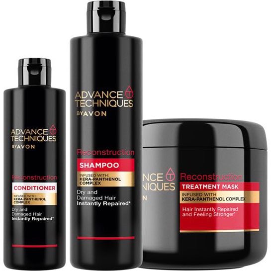 AVON Advance Techniques Haarpflege-Set für geschädigtes Haar 3-teilig