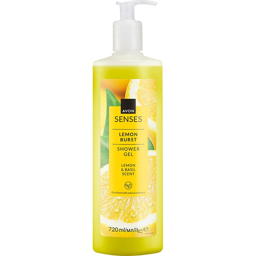 AVON Senses Lemon Burst Duschgel 720 ml