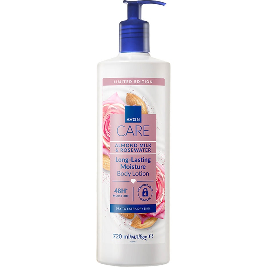 AVON Care Körperlotion mit Mandelmilch und Rosenwasser 720 ml