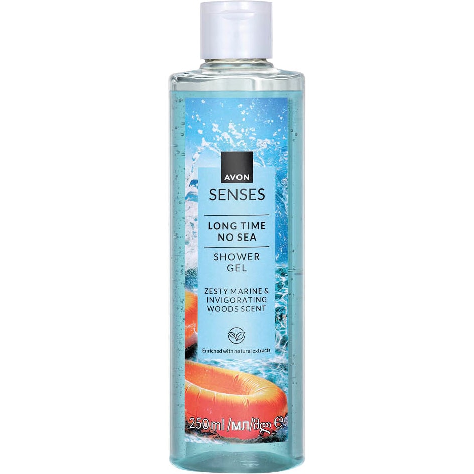AVON Senses Long Time No Sea Duschgel 250 ml