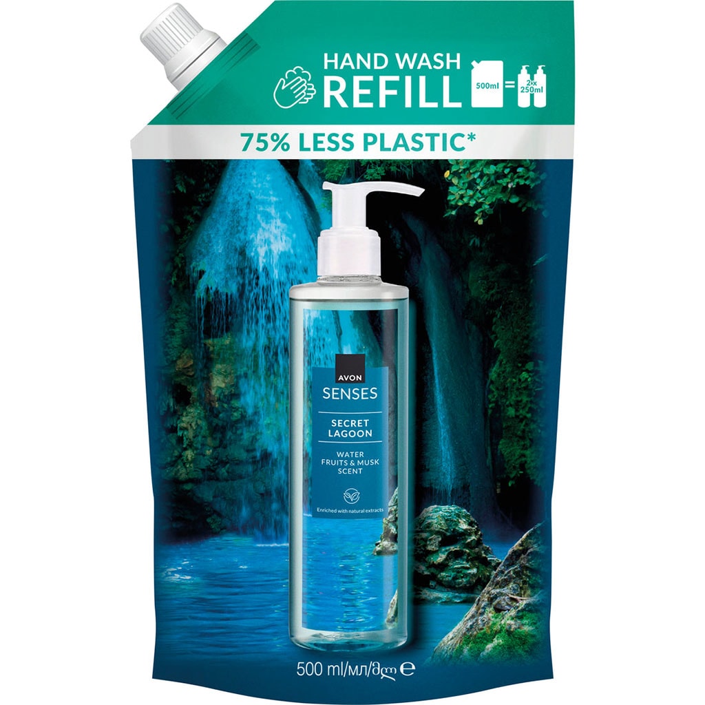 AVON Senses Secret Lagoon Flüssigseife Nachfüllpackung