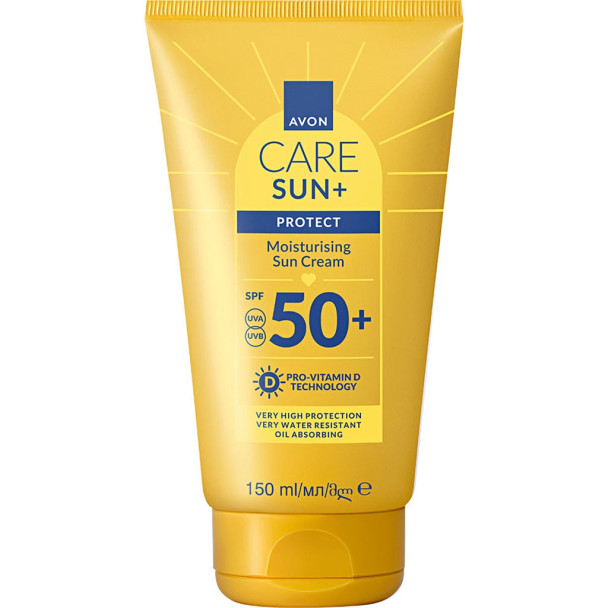 AVON Care Sun+ Feuchtigkeitsspendende Sonnencreme LSF50+ - Sehr Wasserfest