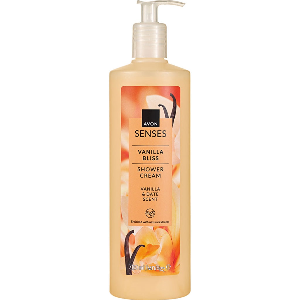 AVON Senses Vanilla Bliss Duschcreme 720 ml