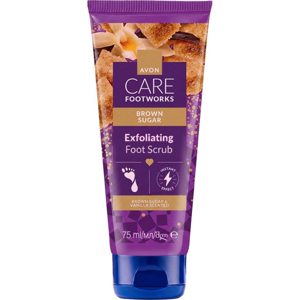 AVON Care Footworks Brown Sugar Fußpeeling