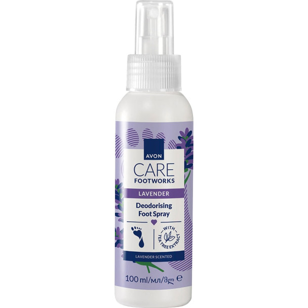 AVON Care Footworks Lavendel Beruhigendes Fußspray