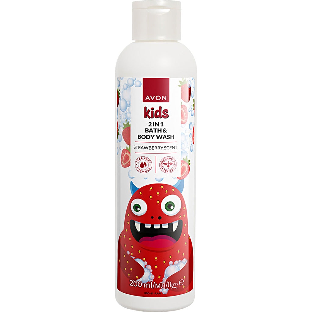 AVON kids Erdbeere Duschgel & Schaumbad