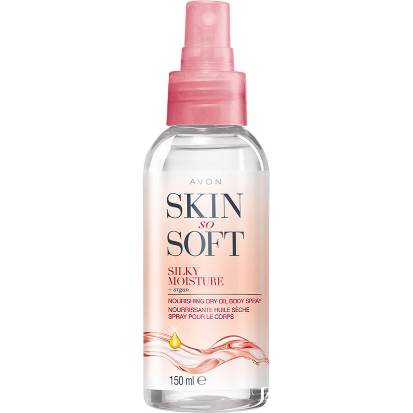 AVON Skin so Soft Silky Moisture Pflegespray mit Arganöl