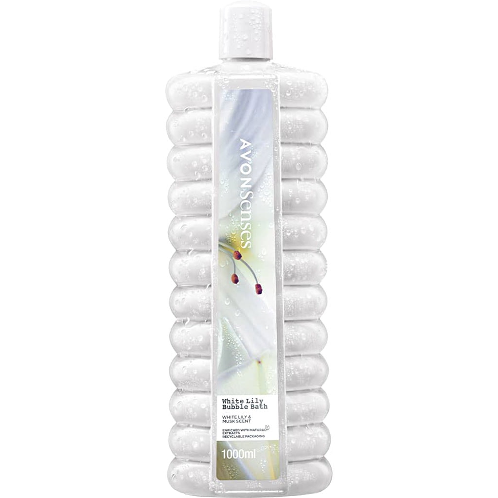 AVON Senses Weiße Lilie Schaumbad 1 l